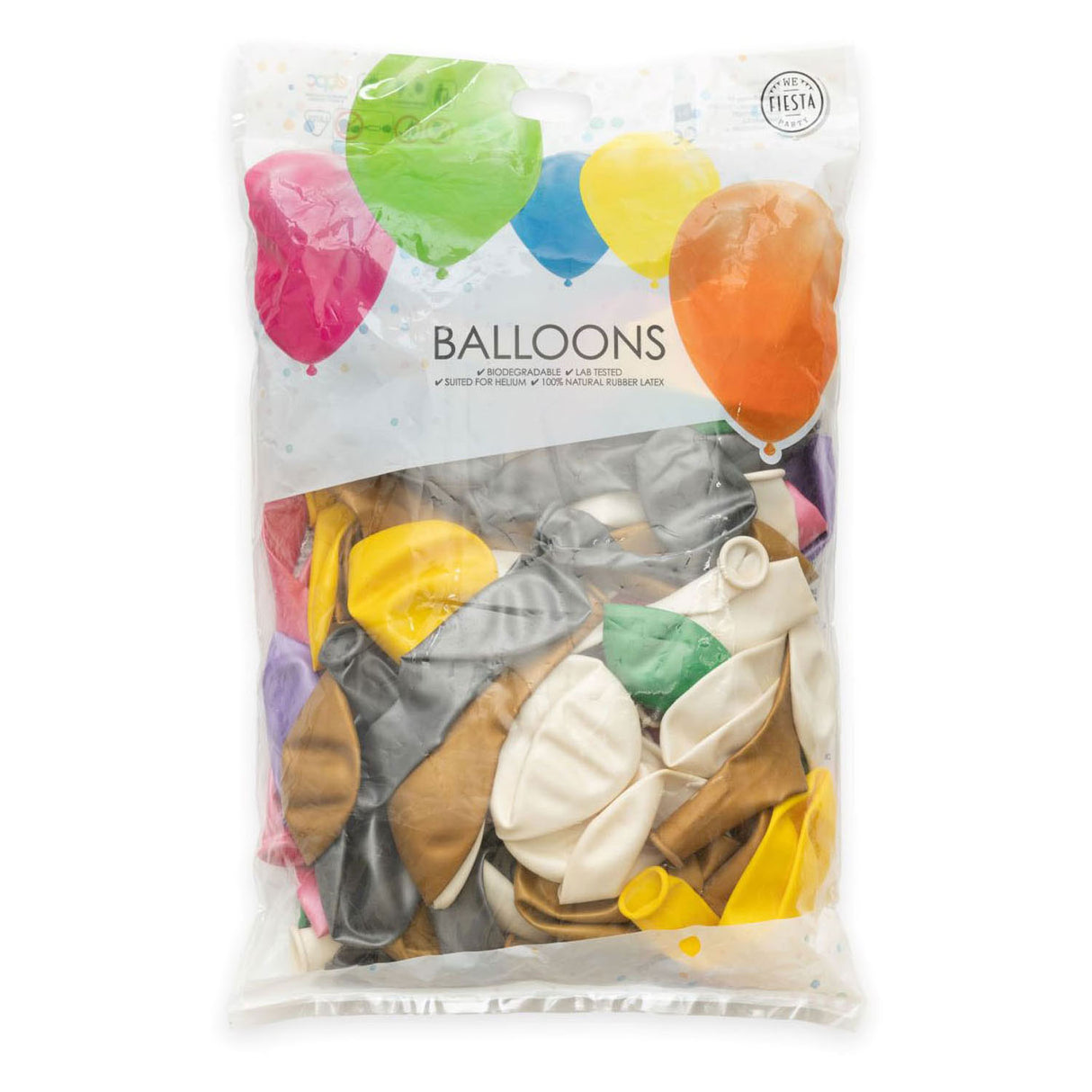 Balloons Metallic Pearl Mix colors 30cm, 100th.