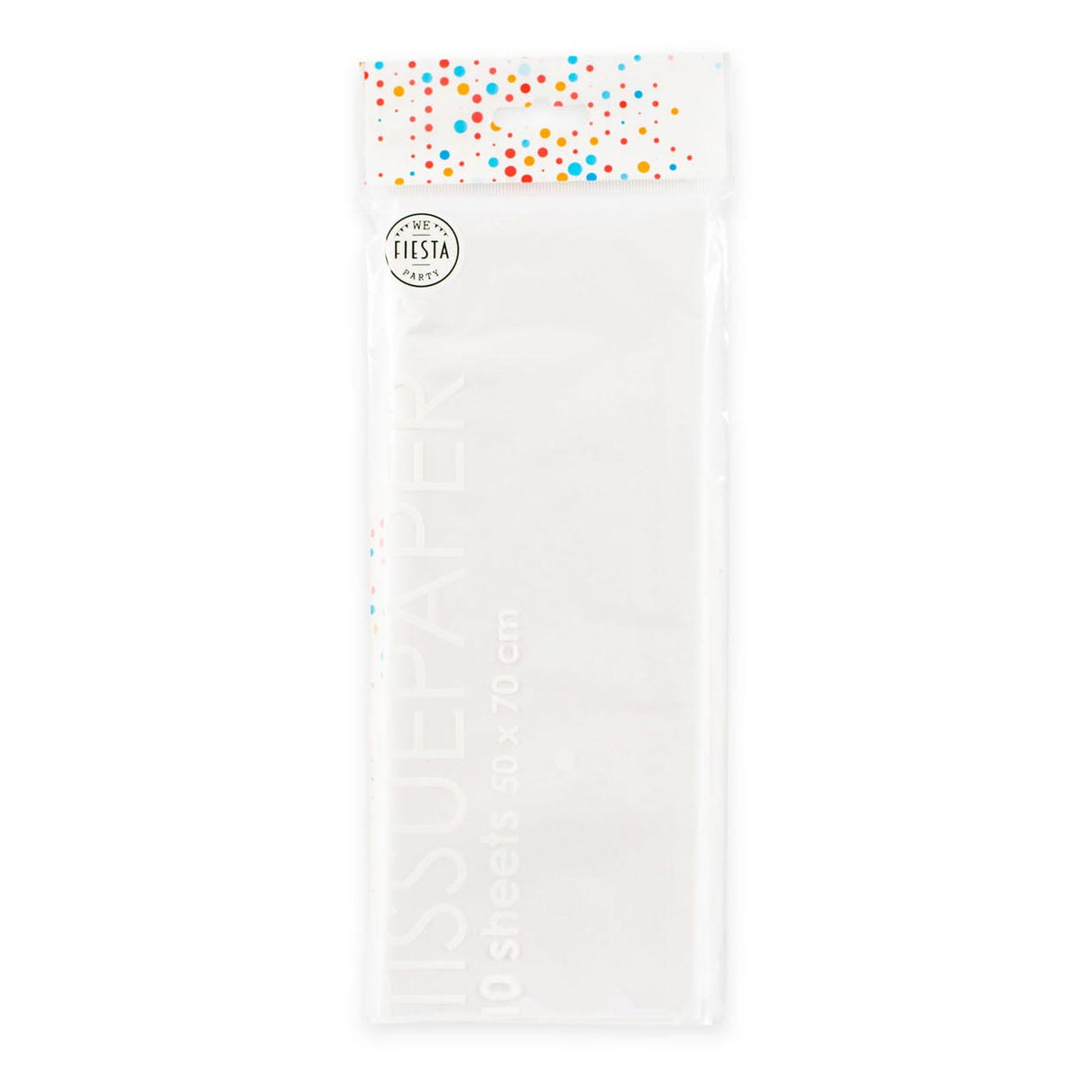 Tissue paper 10 sheets white, 50x70cm