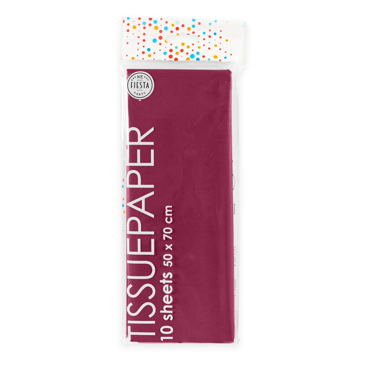 Tissue paper 10 sheets Bordeaux, 50x70cm