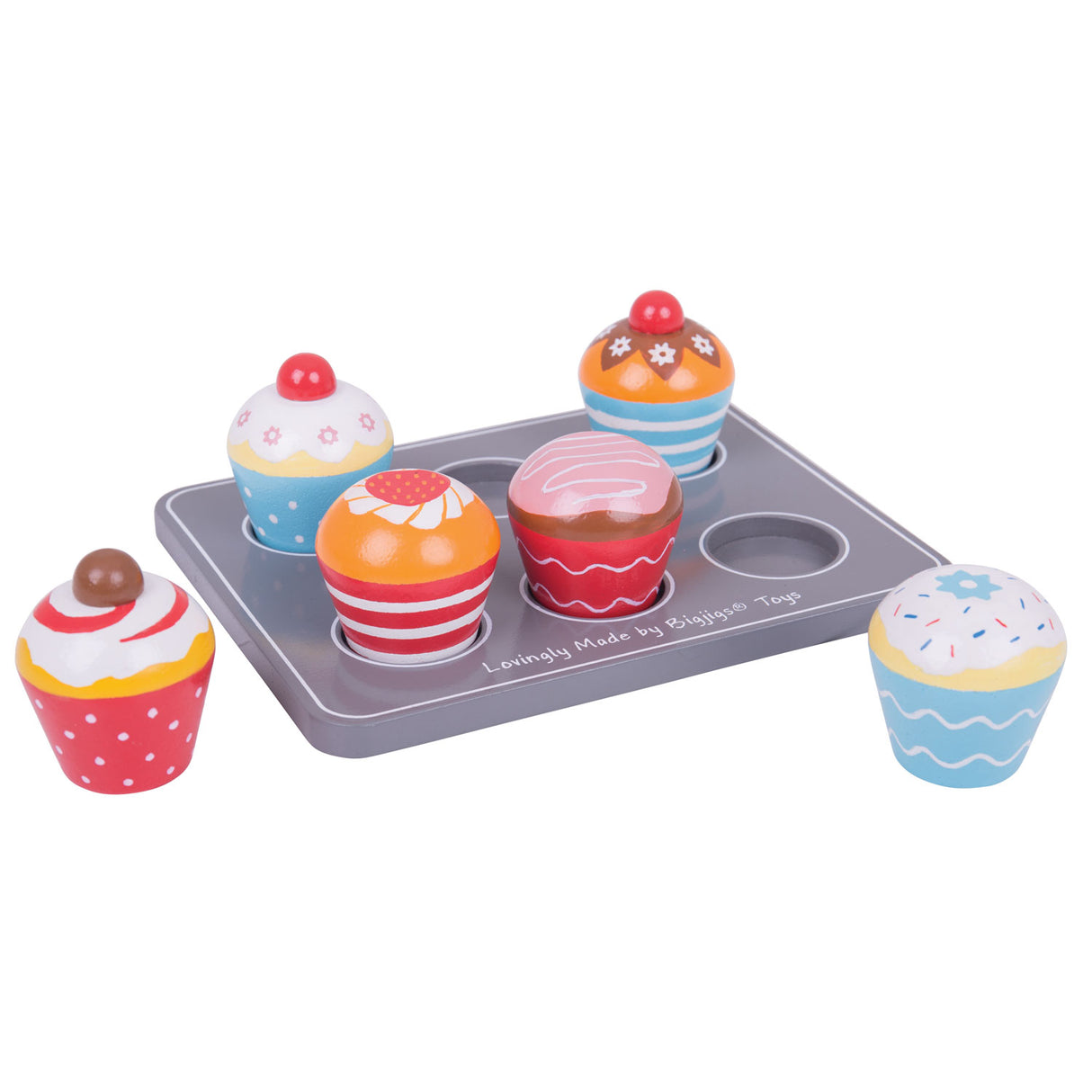 BigJigs Wooden Muffin Set