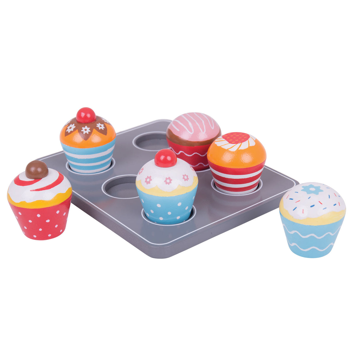 BigJigs Wooden Muffin Set
