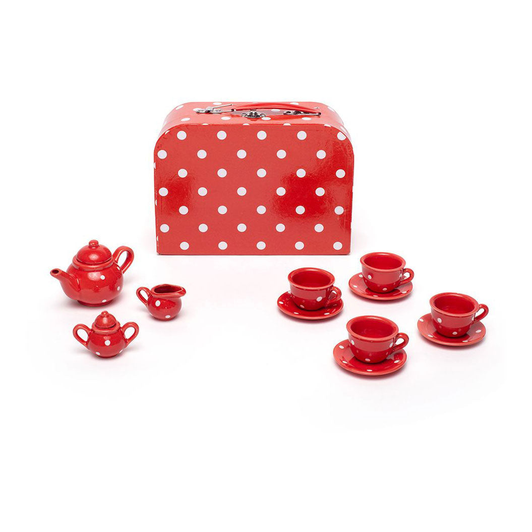 Bigjigs Porcelain Tea Force in the Buurtcase, 12dlg.