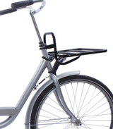 Steco front carrier with steering head mount 45 x 30 cm black