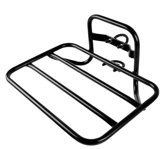 Steco front carrier with steering head mount 45 x 30 cm black