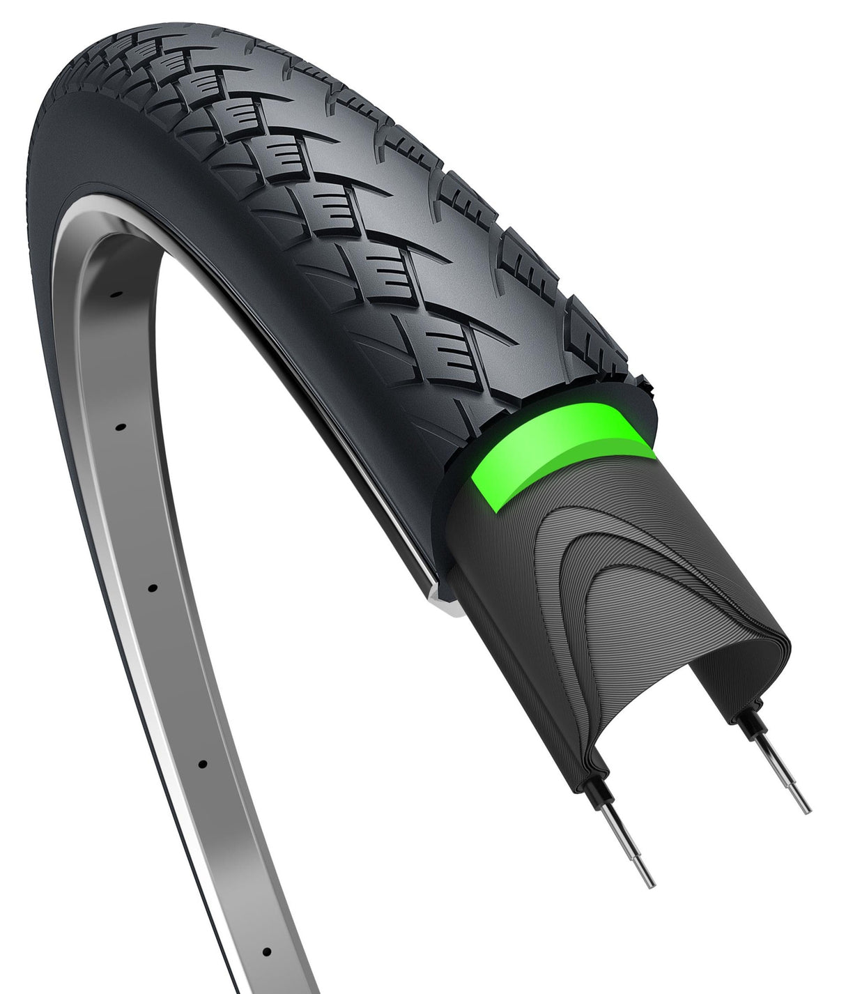 Edge tire Metro Protect 28 x 1.50 40-622 mm black with reflection