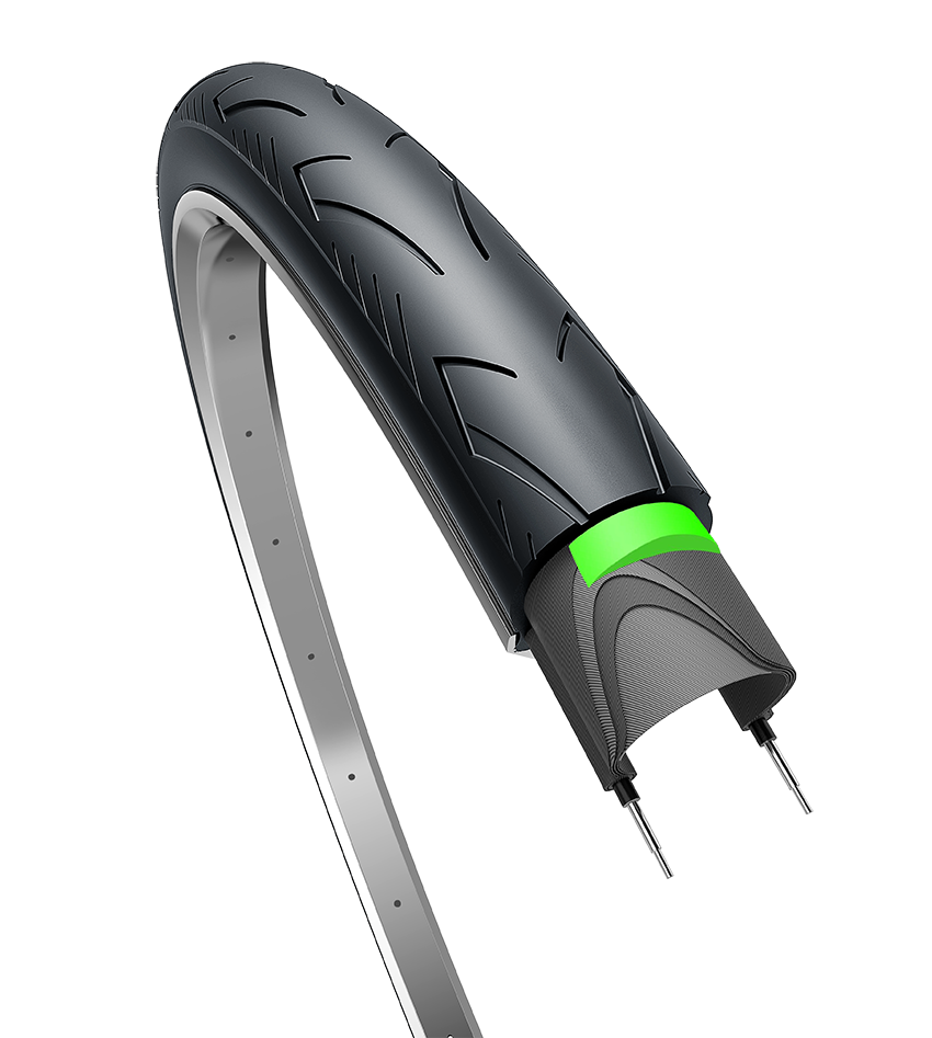 Edge tire City Ranger Protect 28 x 1.40 37-622 Black with reflection