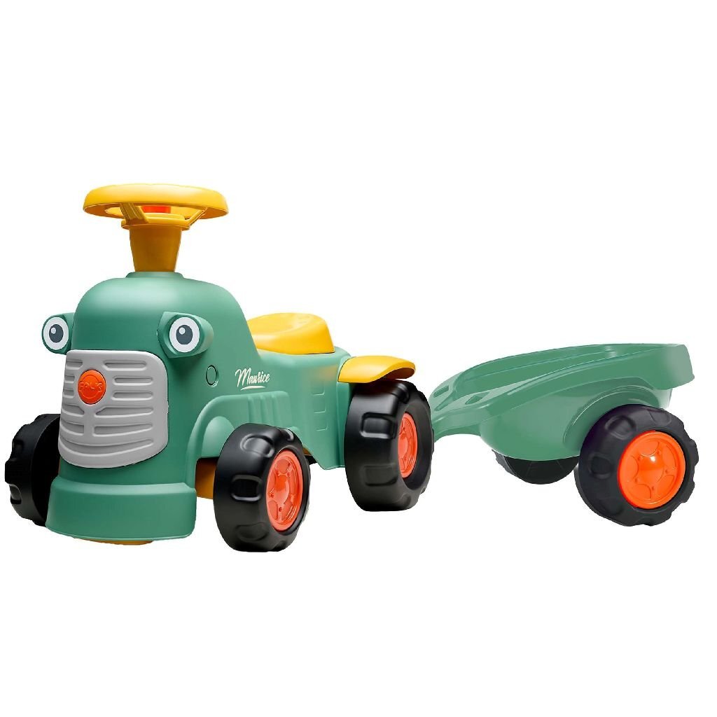 Falk maurice looptractor set groen geel