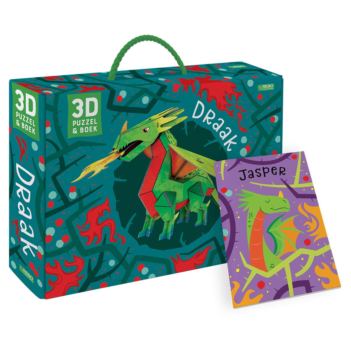 REBA LIBRO EDITORI + Drago del modello 3D