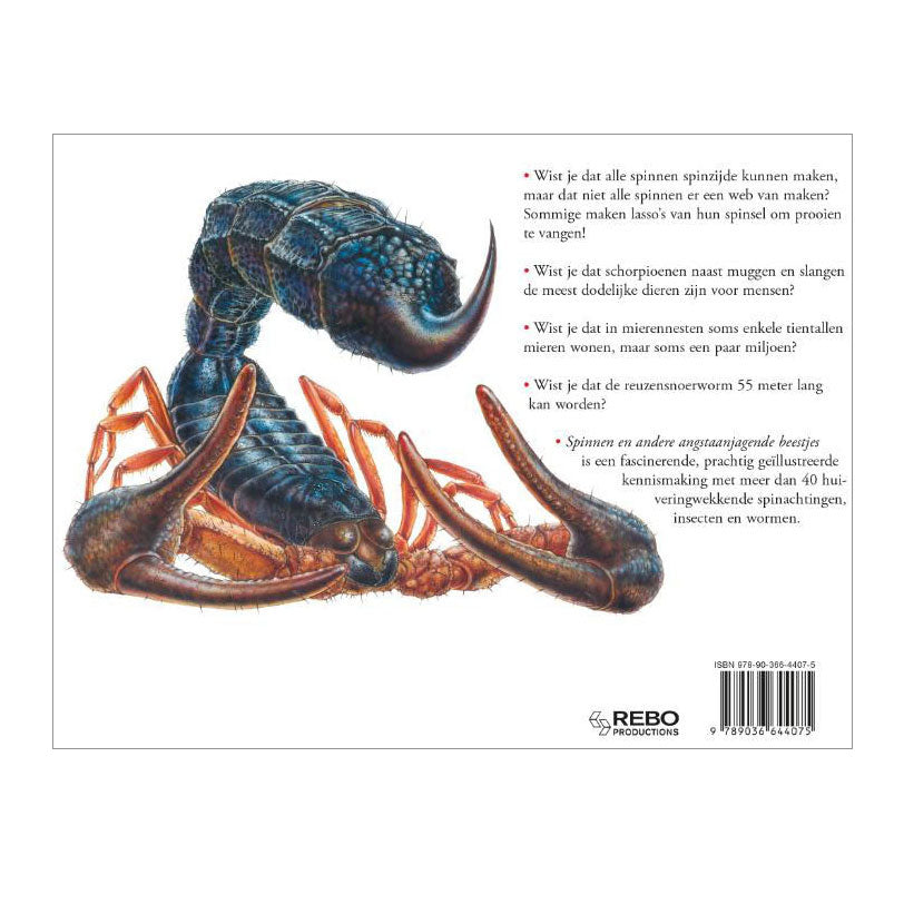 Rebo -Publishers prenota su ragni, creature terrificanti