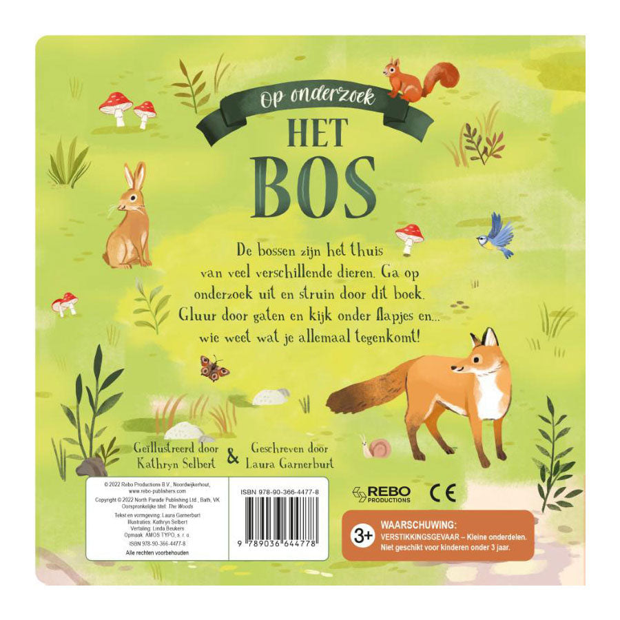 Rebo Publishers The Forest on Research FlapjesBoek