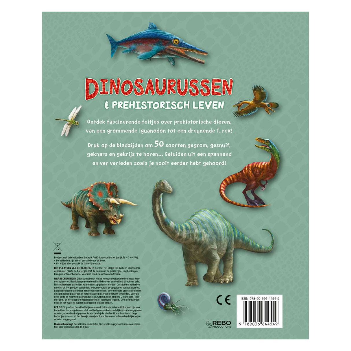 Rebo editori sound book Dinosaurus Prehistorie
