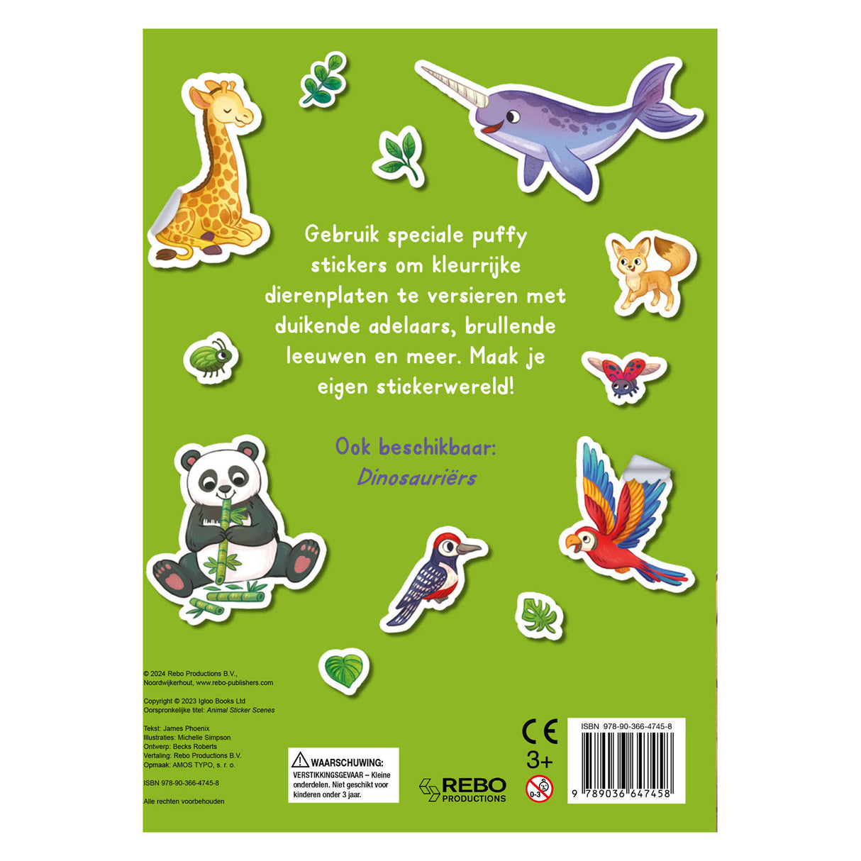 Rebo editori animali - piacere adesivo