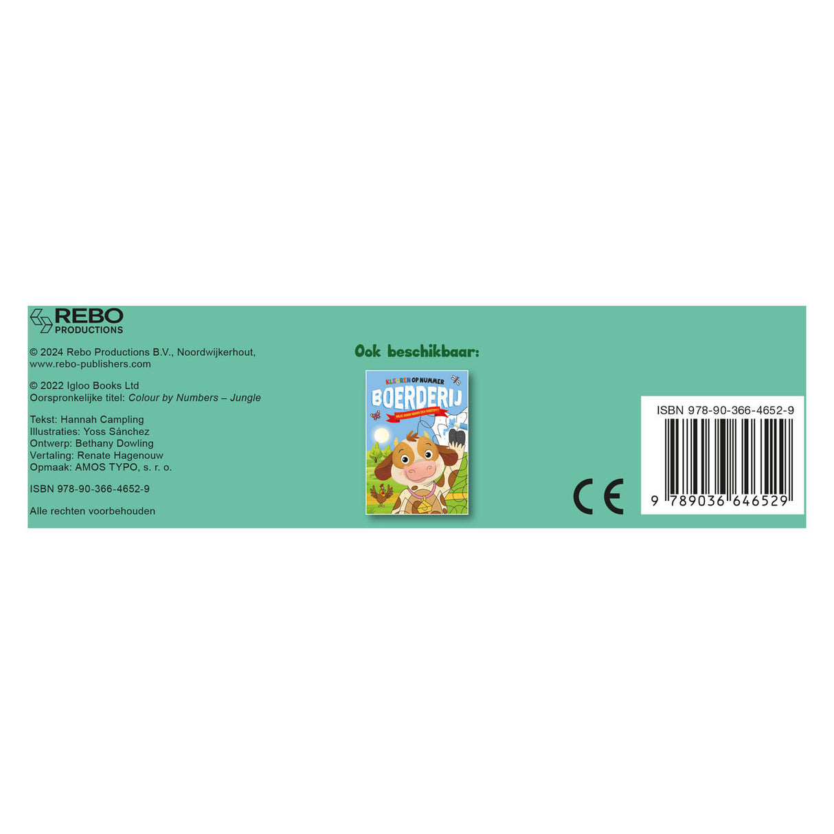 Rebo vydavatelé džungle - barvy podle čísla