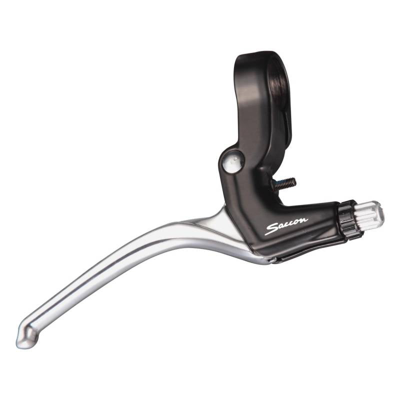 remgrepenset 4-vinger V-brake zilver zwart 2-delig