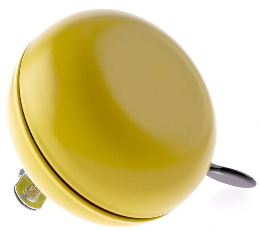vélo cloche ding-dong acier 80 mm jaune