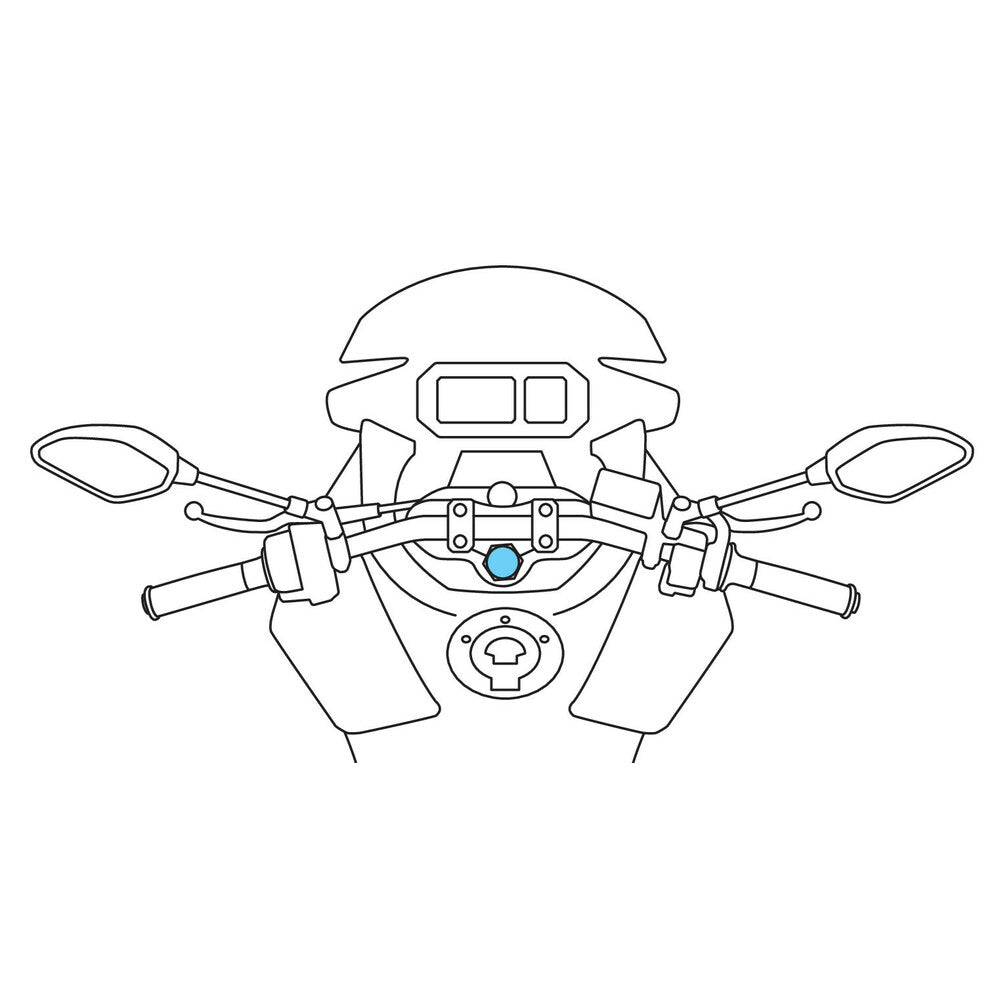 Lampa Opti Tube Styringsrør Bekræftelse for motorcykler Ø10-13,3 mm