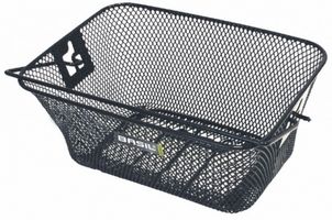 Basil Tigre - Children's bicycle basket - front or on the back - Black
