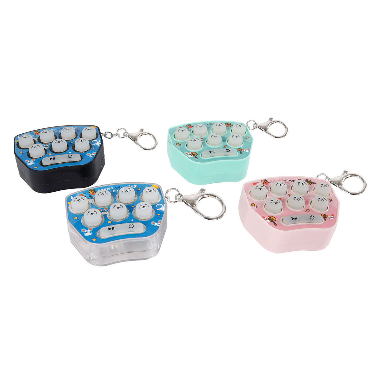 Brain games hamster game key ring