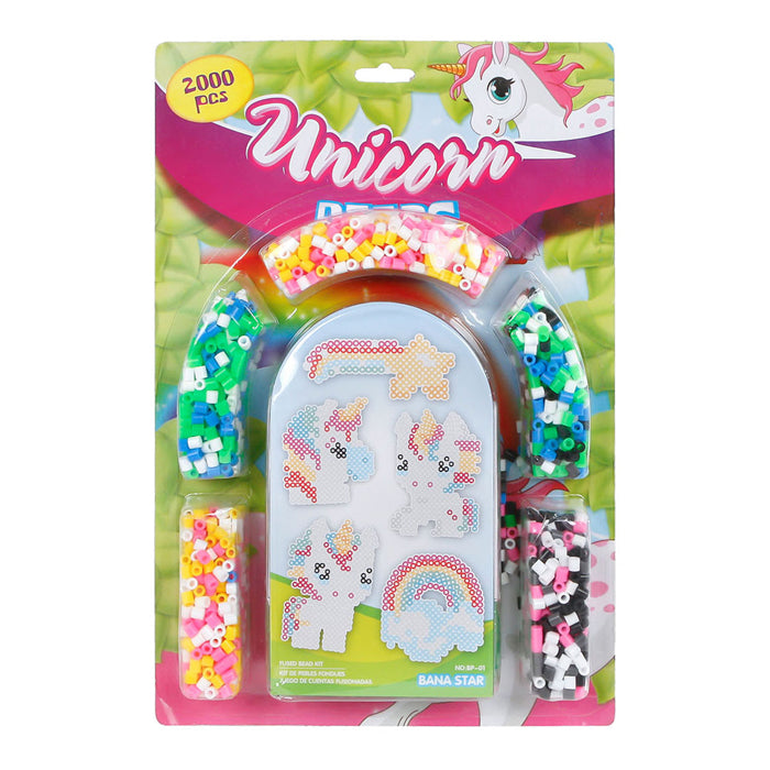 Iron Bead Set Unicorn con 4 assi, 2000st.