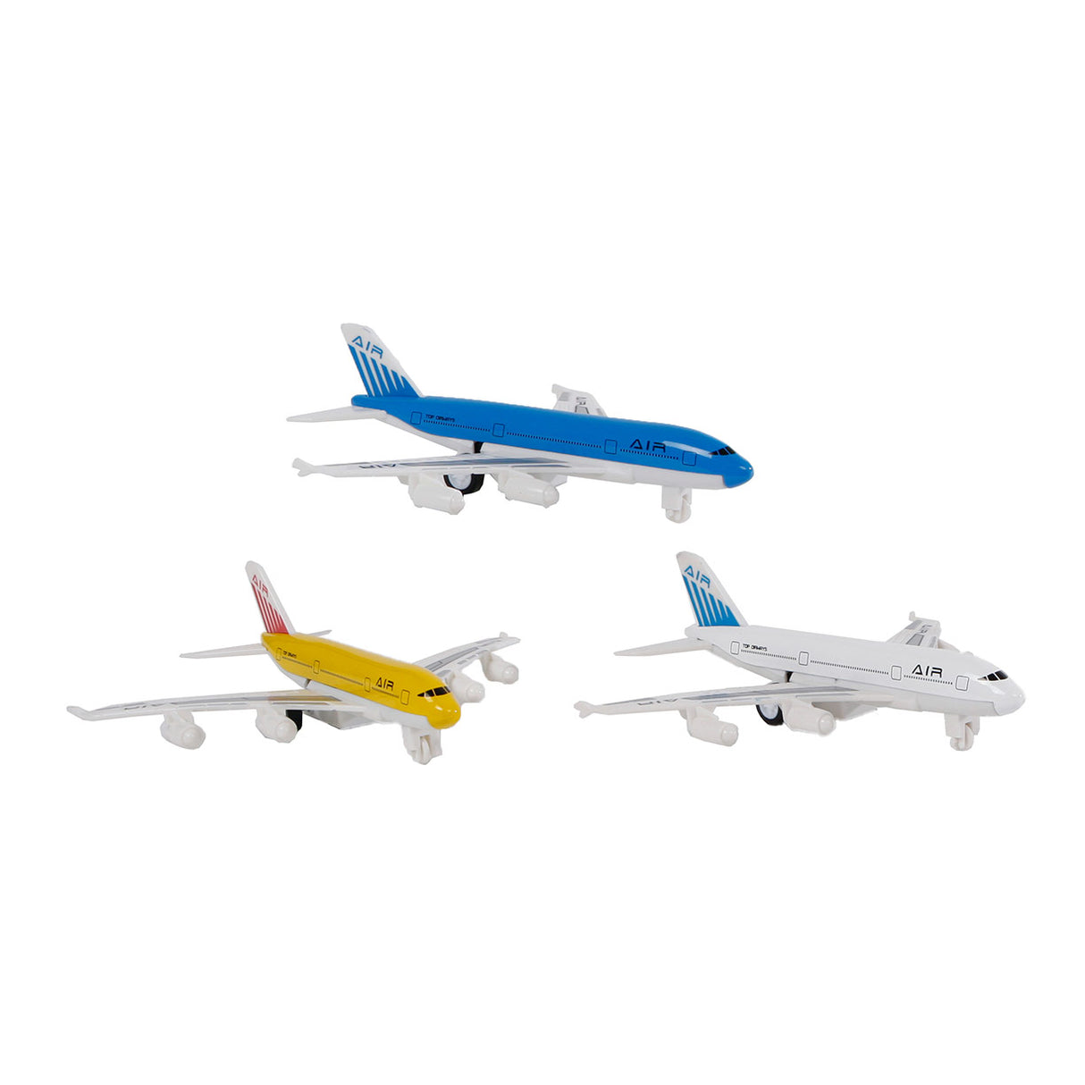 2-play Die-Cast Poteg Back Aircraft, 14 cm