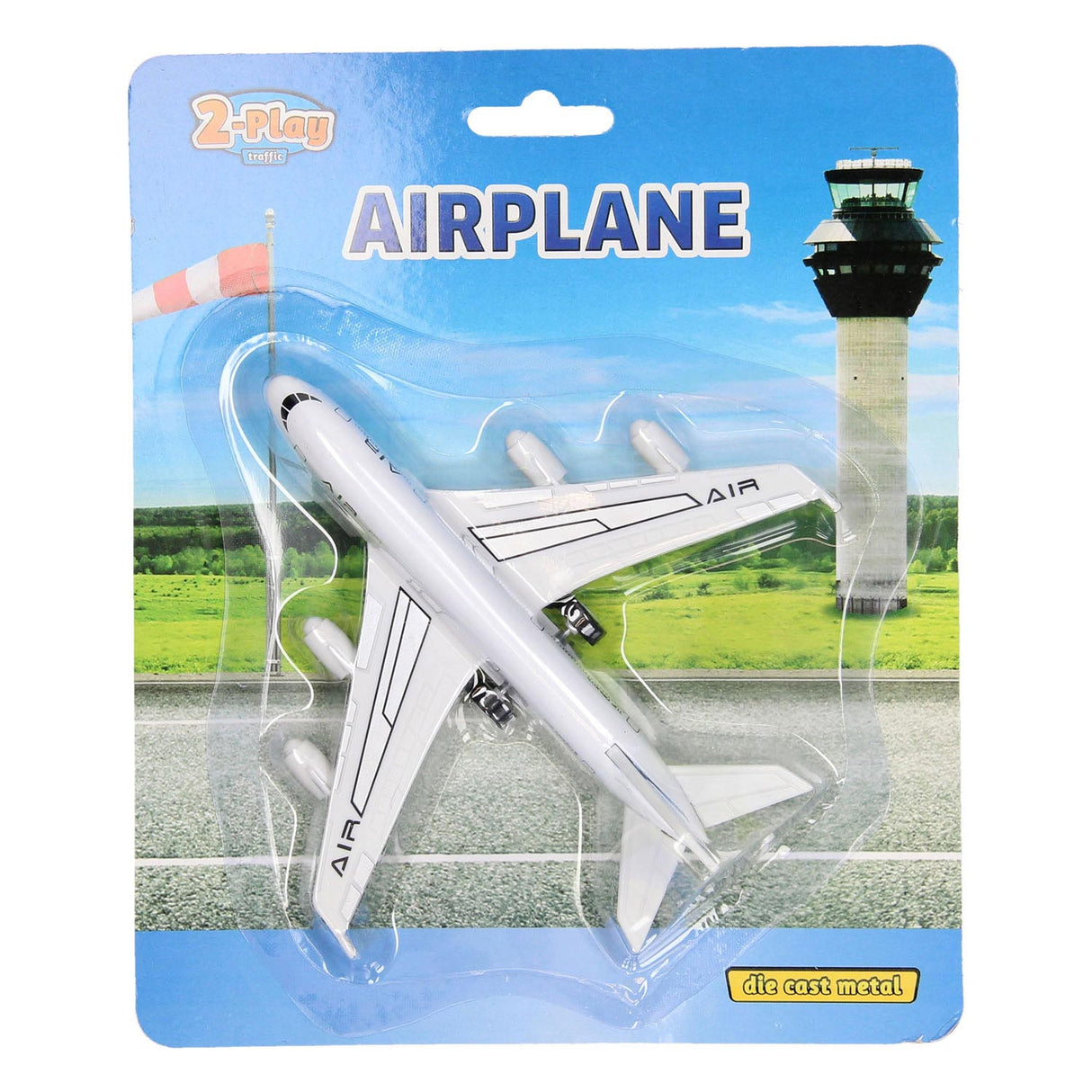 2-play Die-Cast Poteg Back Aircraft, 14 cm