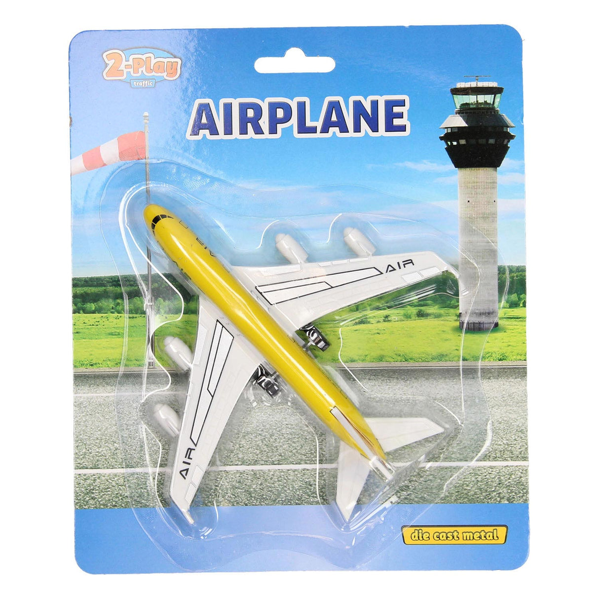 2-play Die-Cast Poteg Back Aircraft, 14 cm