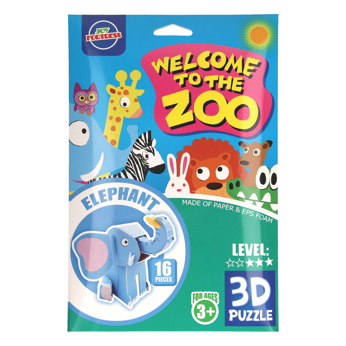Pěna 3d puzzle divoké zvíře