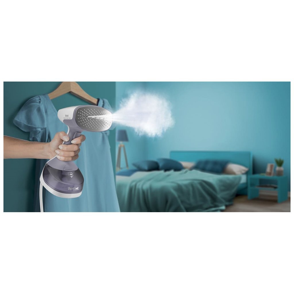 Tefal dt7151 oblečení parník bílý fialový