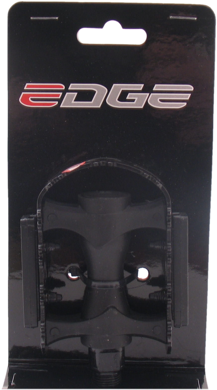 Edge pedal set MTB plastic with iron edge black