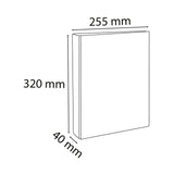 Exacompta Exacompta ring bands 10 st with 2 rings A4 25 mm