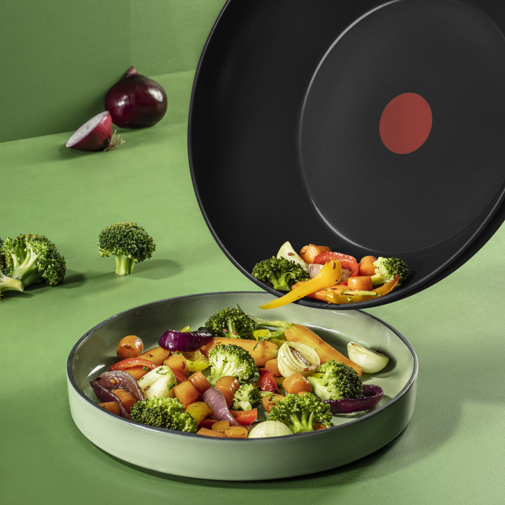 Tefal køkkengrej tefal forny sort wokpan 28 cm sort