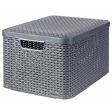 Curver Storage Boxen mit Deckel 3 St Style L Anthrazit