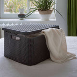 Curver Storage Boxen mit Deckel 3 St Style L Anthrazit