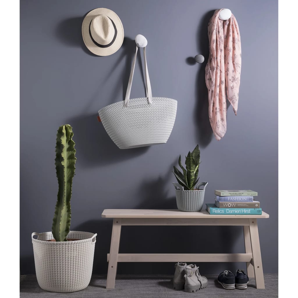 Curver Storage basket Knit around L 30 L Crèmewit
