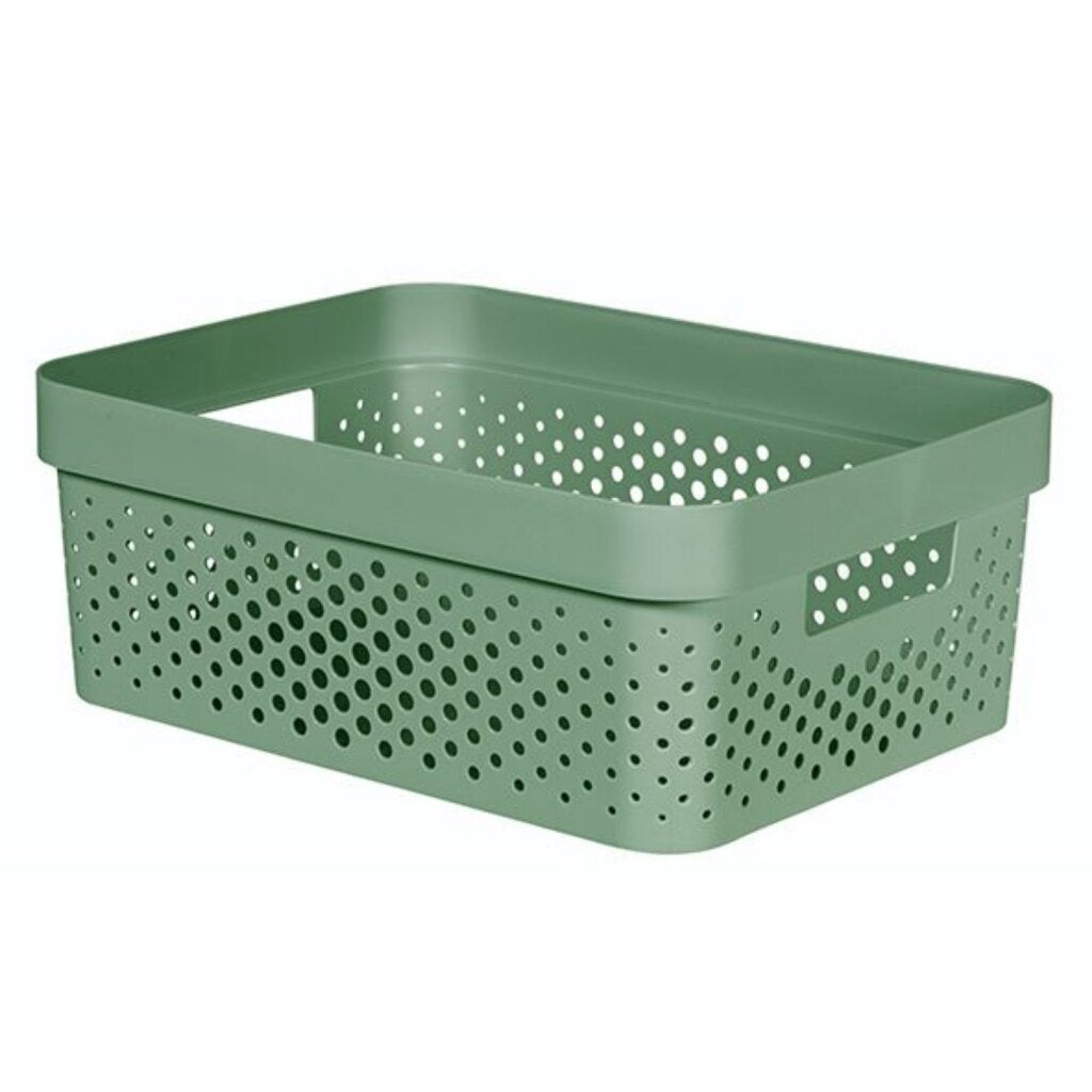 Curver Infinity Dots Rangement Basket 11L Green