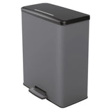 Currver Pedal Bin Dekleed Duo 26 + 26 l killt Grey