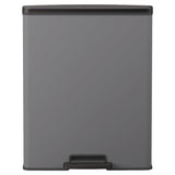 Currver Pedal Bin Dekleed Duo 26 + 26 l killt Grey