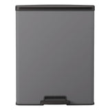 Kurver Curver Pedal Bin Deco Rectangular 65 L chlazení šedé