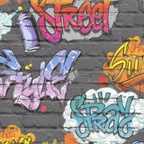 Holländska wallcoverings tapet graffiti flerfärgad L179-01