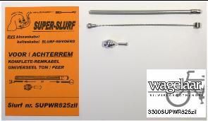 Trunk brake cable for rear gray