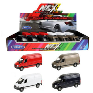 TOI-TOYS Welly Mercede-Benz Sprinter Panel Bus Model Model