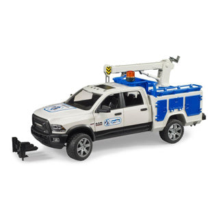 Camión de servicio Bruder Ram 2500 con lámpara para caminar 02509