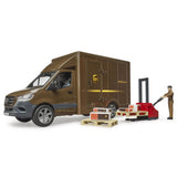 Bruder MB sprinter ups z voznikom in dodatki