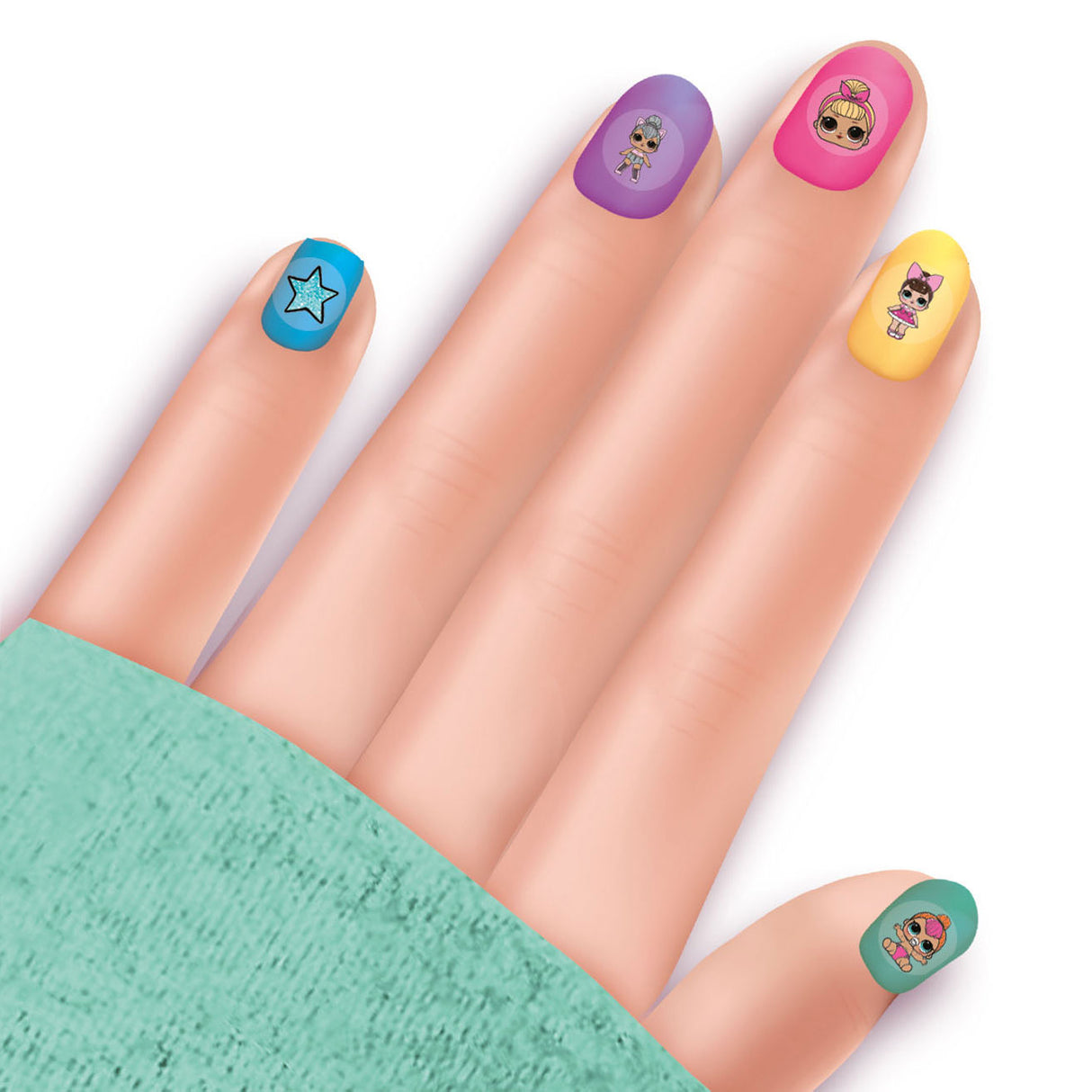 L.o.l. ses nagels versieren