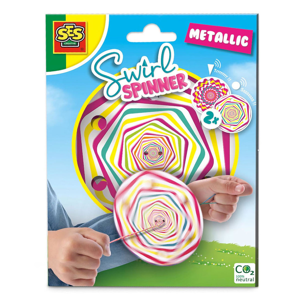 SES Make your own Swirl Spinner Metallic