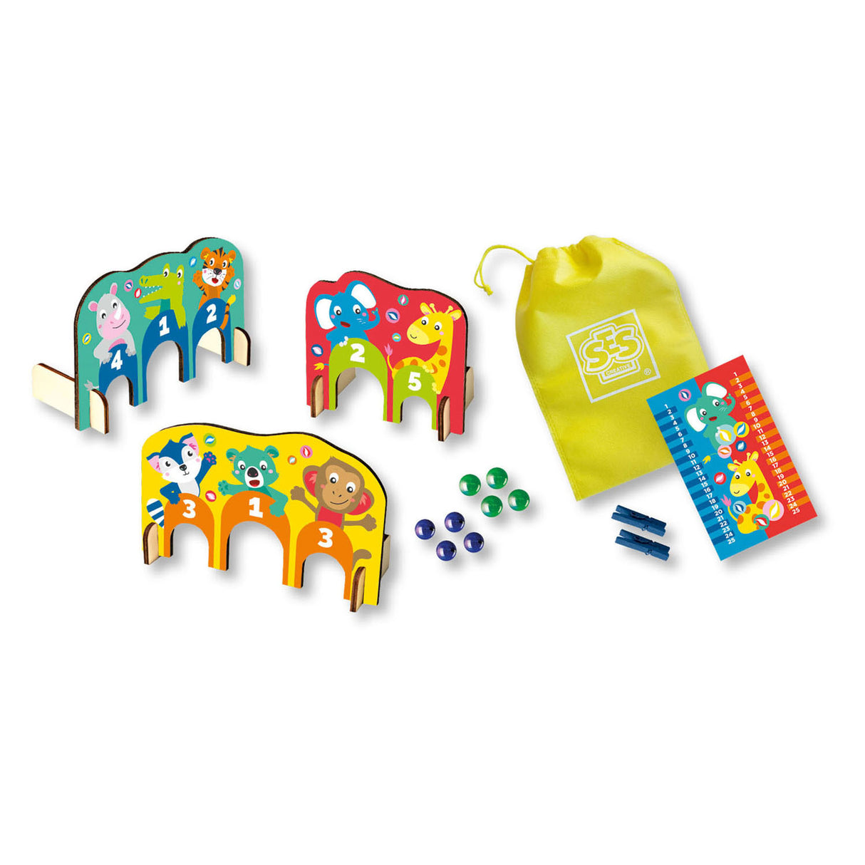 SES Knikker game wooden gates