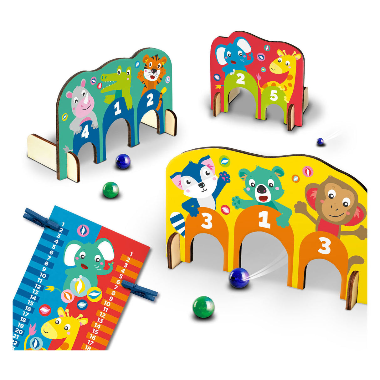 SES Knikker game wooden gates