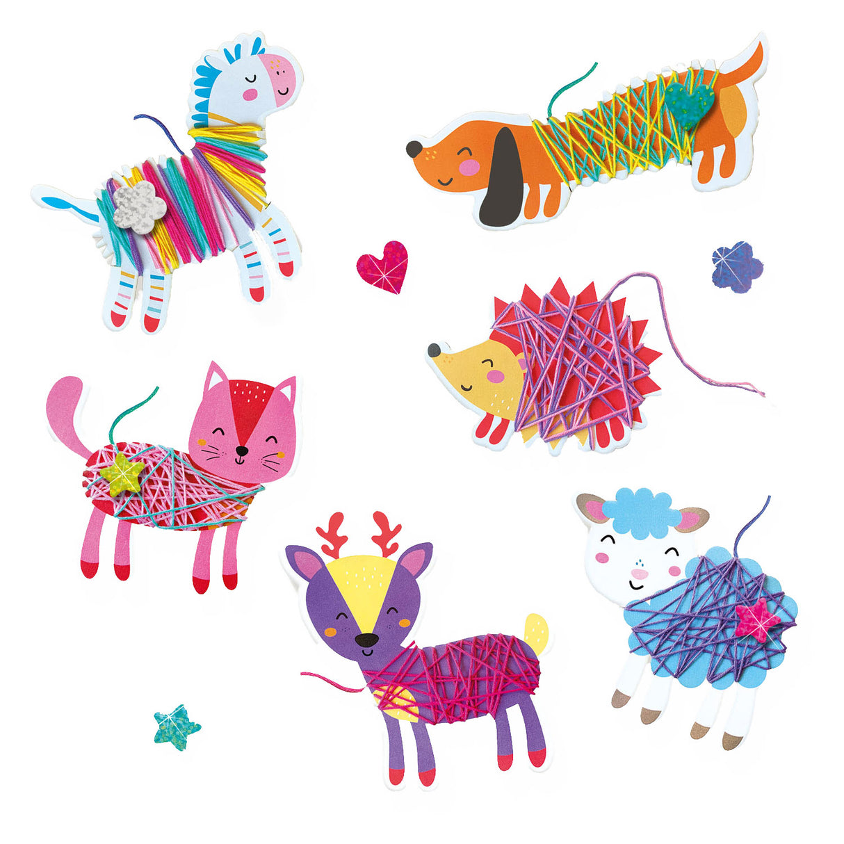 SES thread wrap animals