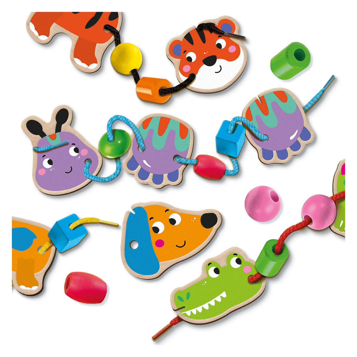 SES Dieren String s korálky