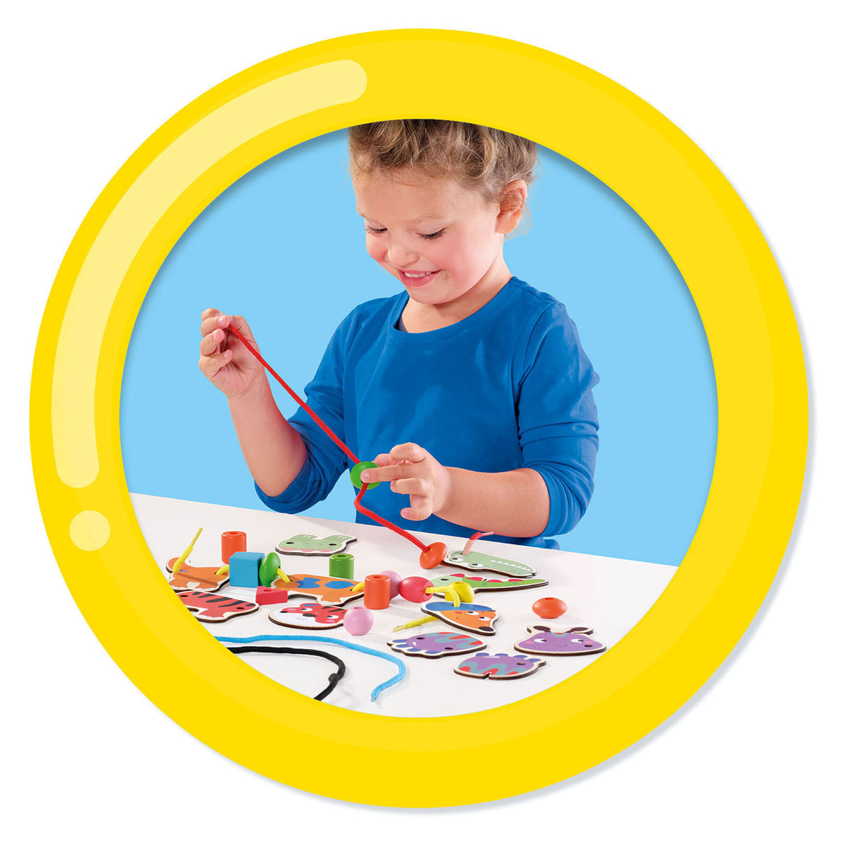 SES Dieren String s korálky